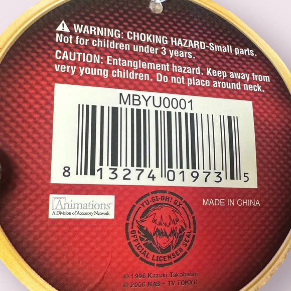 NWT 2006 Yu-Gi-Oh GX Anime Kids Small/Mini Backpack With Water Bottle Kuriboh - Picture 9 of 9